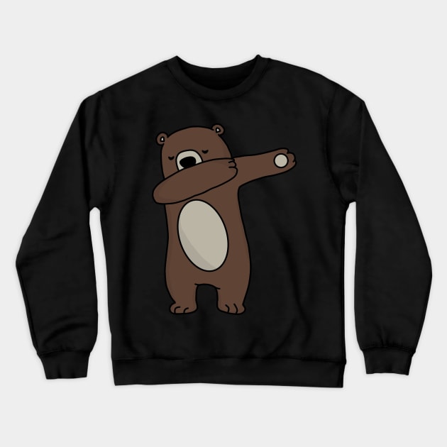 Dabbing Bear Crewneck Sweatshirt by TheUnknown93
